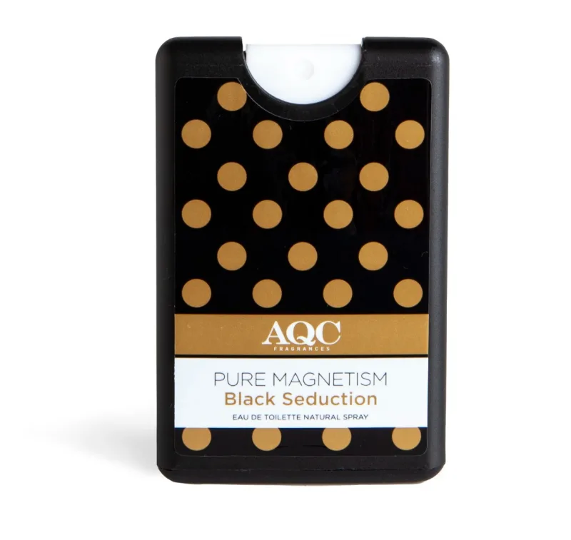 Apa de toaleta de buzunar Pure Magnetism Black Seduction, 20ml, AQC Fragrances — preț și oferte