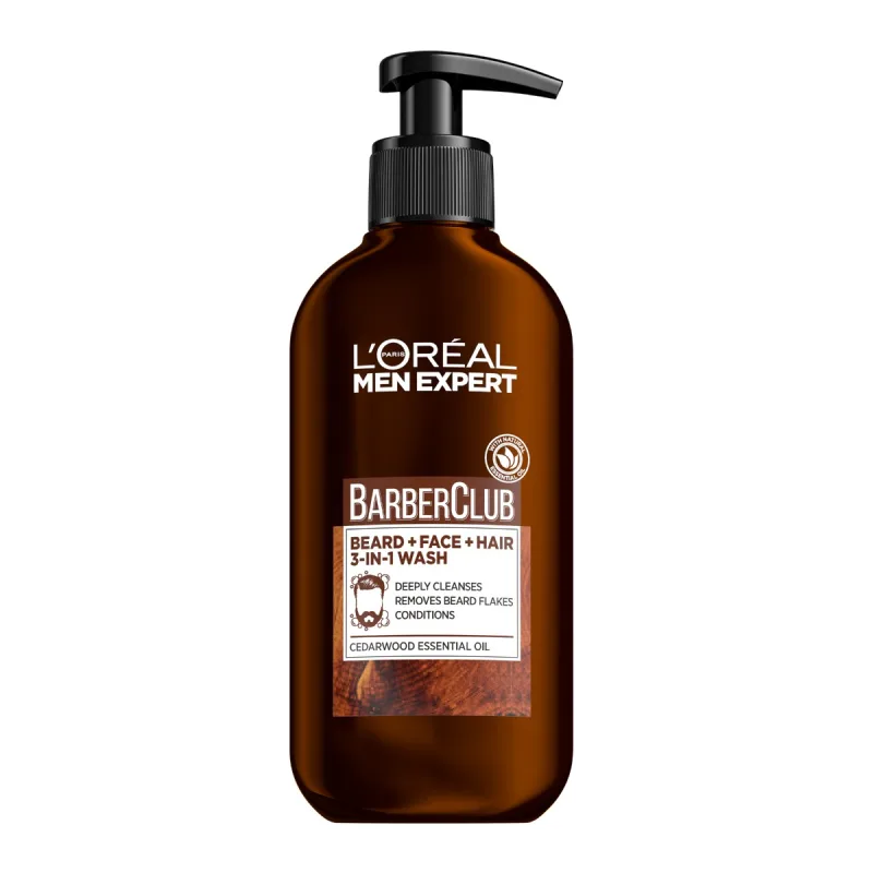 Gel de curatare 3 in 1 pentru barbati Men Expert Barber Club, 200ml, L'oreal Paris L'oreal Men Expert — preț și oferte