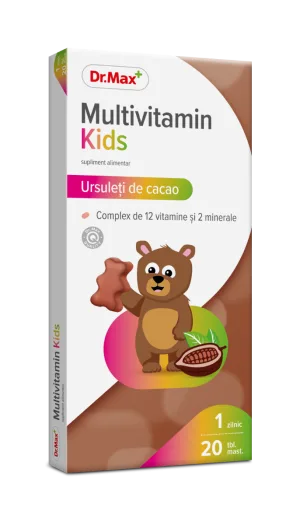 Dr. Max Multivitamin Kids, 20 tablete masticabile