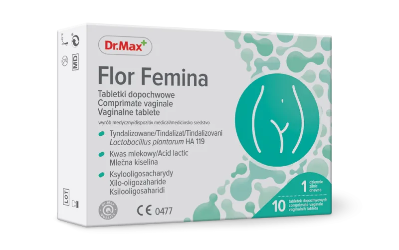 Dr. Max Flor Femina, 10 comprimate vaginale — preț și oferte