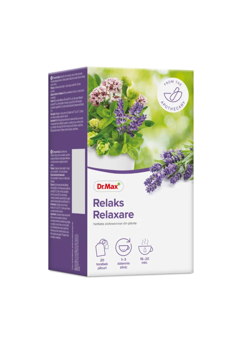 Dr. Max Ceai de relaxare, 20 plicuri — preț și oferte