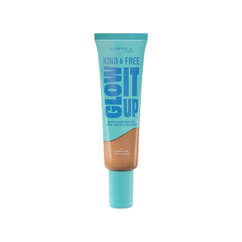 Fond de ten Kind & Free Glow It Up 201 Classic Beige, 30ml, Rimmel London — preț și oferte