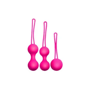 Bile Kegel roz  pentru intarirea muschilor pelvieni, 3 bucati, Lovely