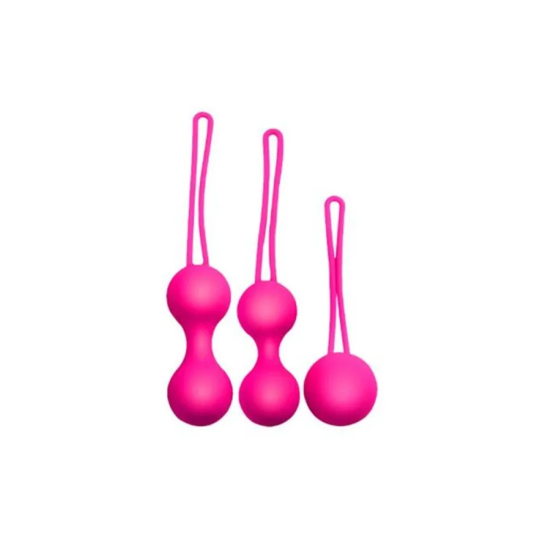 Bile Kegel roz  pentru intarirea muschilor pelvieni, 3 bucati, Lovely — preț și oferte