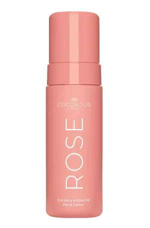 Spuma de curatare pentru fata Rose Clean & Hydrate, 150ml, Cocosolis