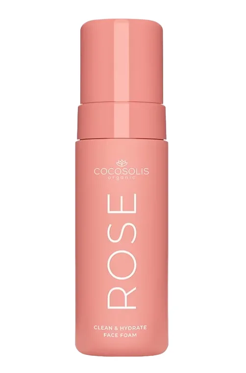 Spuma de curatare pentru fata Rose Clean & Hydrate, 150ml, Cocosolis — preț și oferte