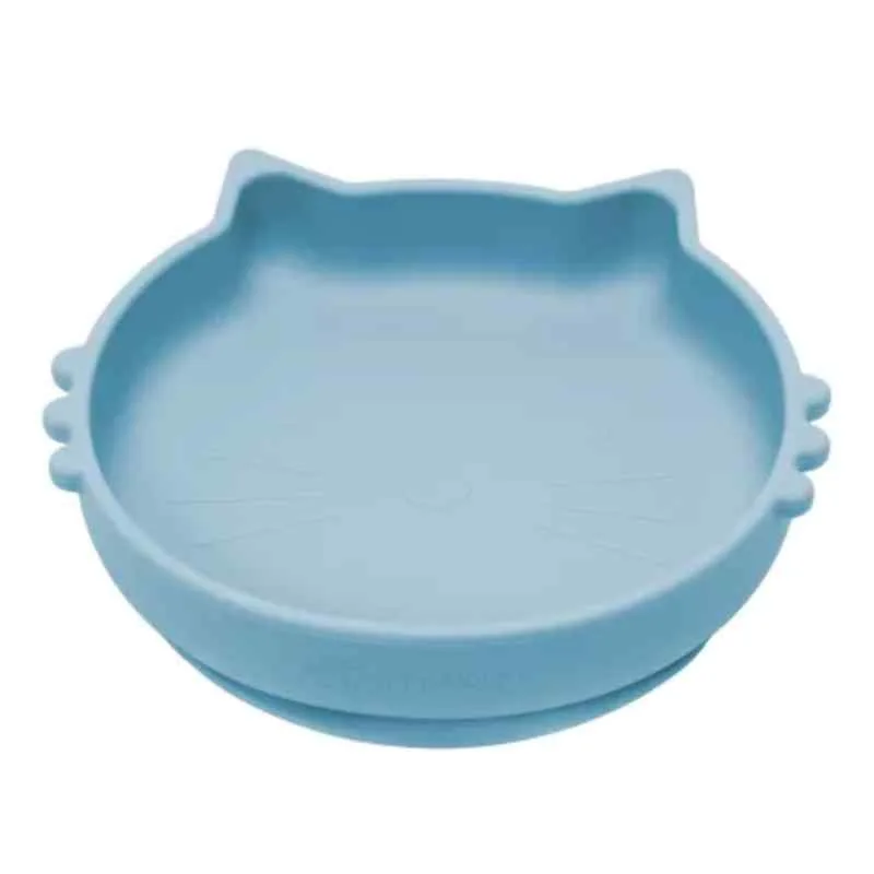 Bol din silicon Kitty II - Aqua Blue, 1 bucata, Appekids — preț și oferte