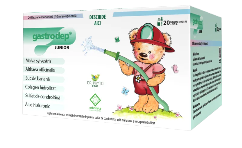 Gastrodep Junior, 20 flacoane, Dr. Phyto — preț și oferte
