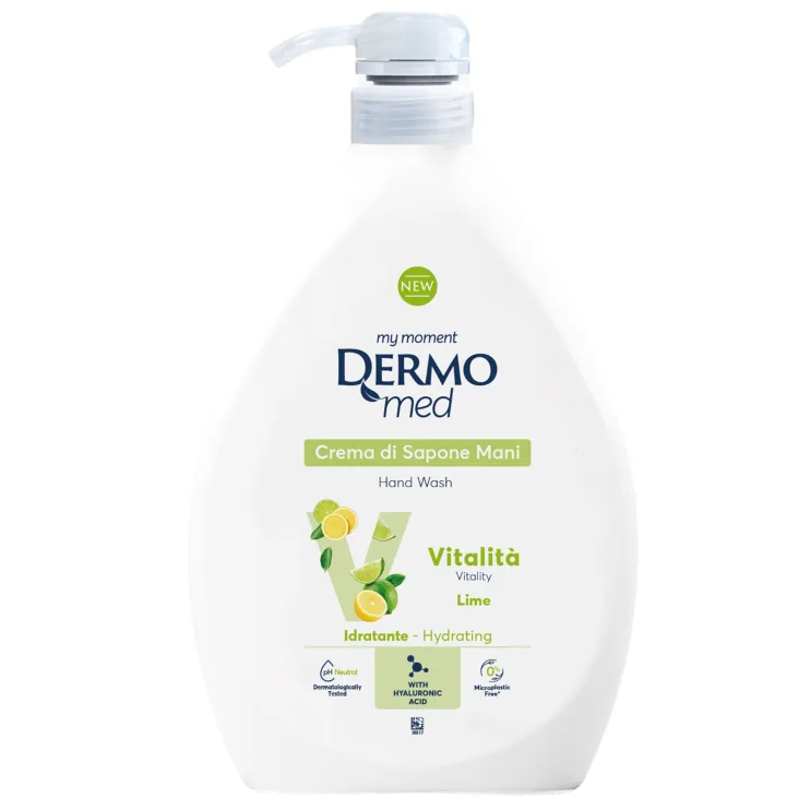Crema de sapun cu aroma de lime Vitalita, 1000ml, Dermomed — preț și oferte
