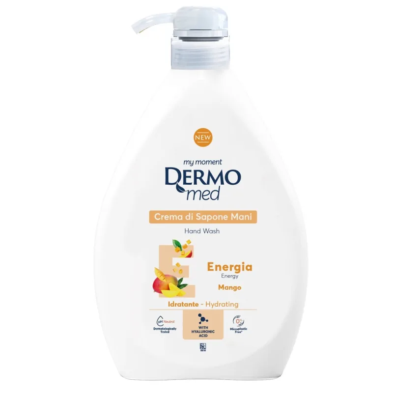 Crema de sapun cu aroma de mango Energia, 1000ml, Dermomed — preț și oferte