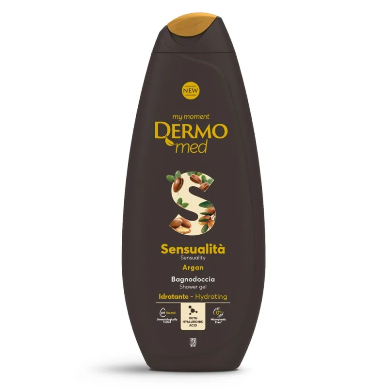 Gel de dus cu argan Sensualita, 750ml, Dermomed — preț și oferte