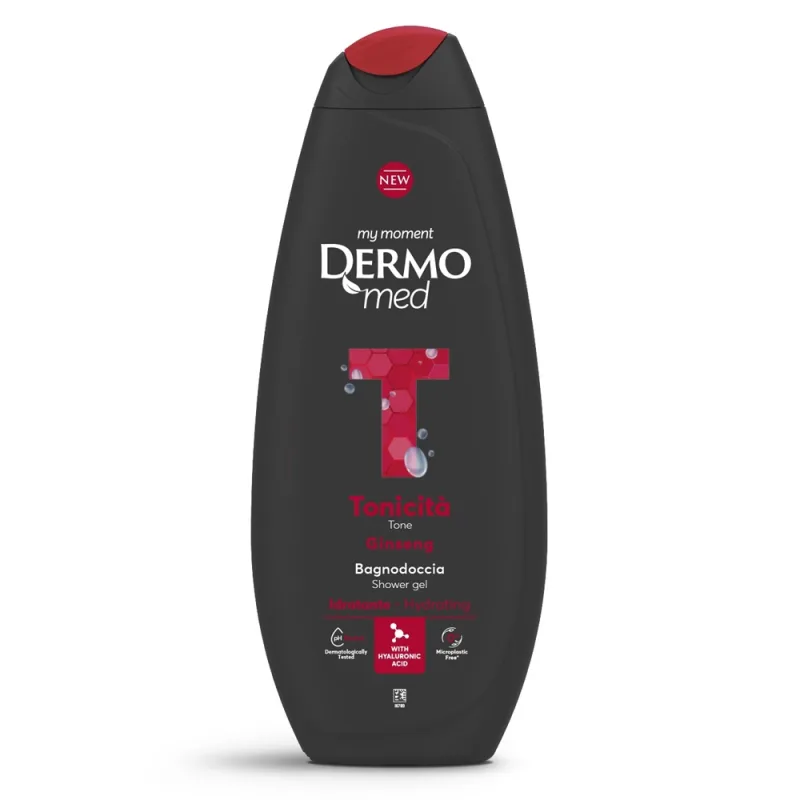 Gel de dus cu ginseng Tonicita, 750ml, Dermomed — preț și oferte