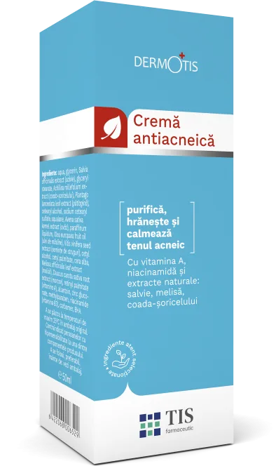 Crema antiacneica Q4U, 50ml, Tis Farmaceutic — preț și oferte