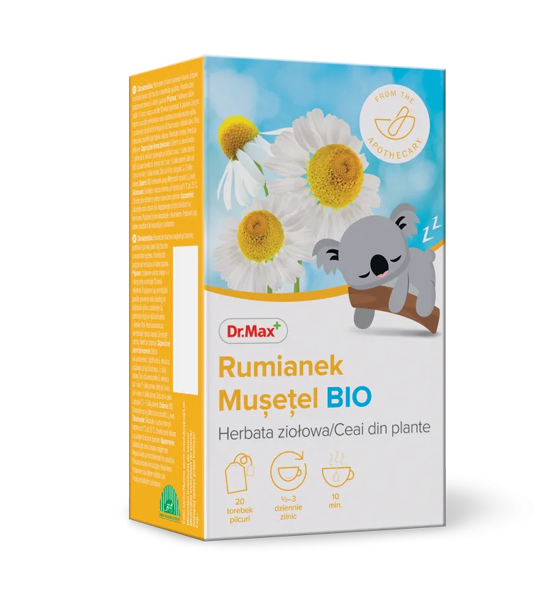 Dr. Max Ceai de musetel Bio, 20 plicuri — preț și oferte