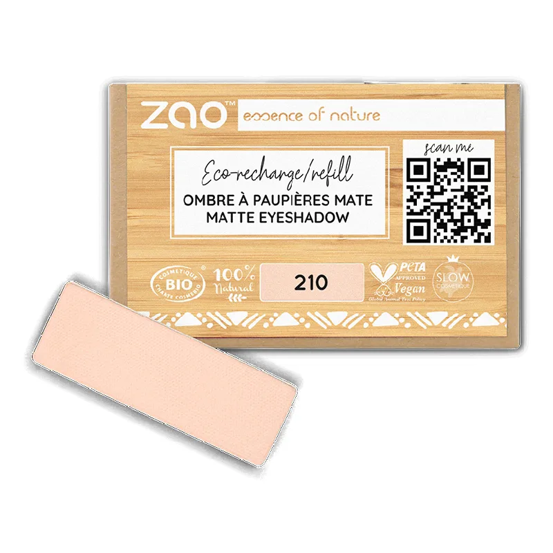 Fard de pleoape, mat, 210, Peachy Pink, Zao ZAO ORGANIC MAKEUP — preț și oferte