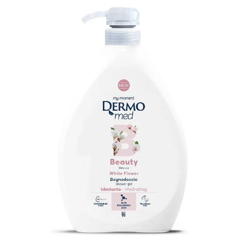 Gel de dus White Flower Beauty, 1000ml, Dermomed — preț și oferte