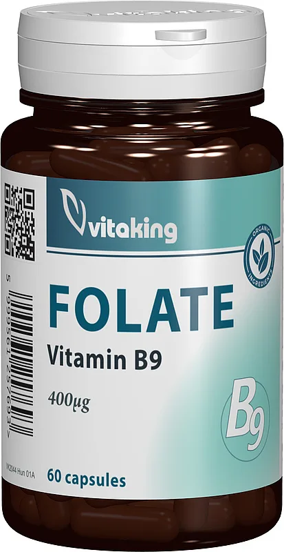 Folat organic 400mcg, 60 capsule, Vitaking — preț și oferte