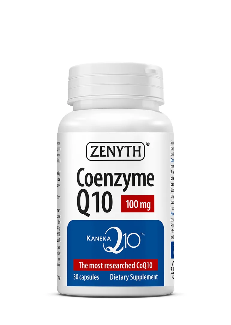 Coenzyme Q10 Kaneka™ 100mg, 30 capsule, Zenyth — preț și oferte