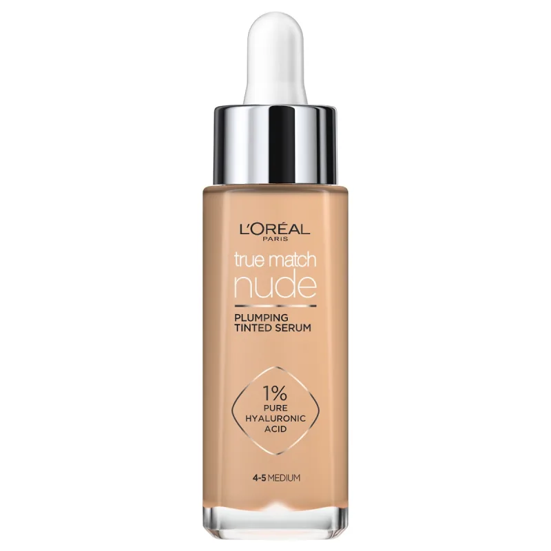 Serum redensificator infuzat cu pigmenti True Match Nude 4-5 Medium, 30ml, Loreal Paris — preț și oferte