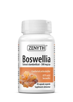 Boswellia 500mg Extract Standardizat, 30 capsule vegetale, Zenyth
