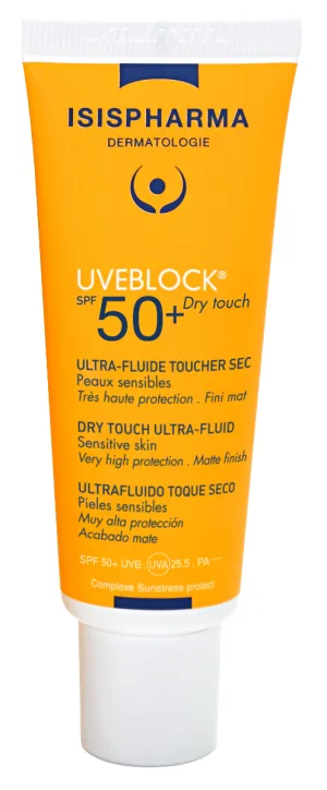 Fluid protector cu efect matifiant SPF50+ UVEBLOCK, 40ml, Isis Pharma