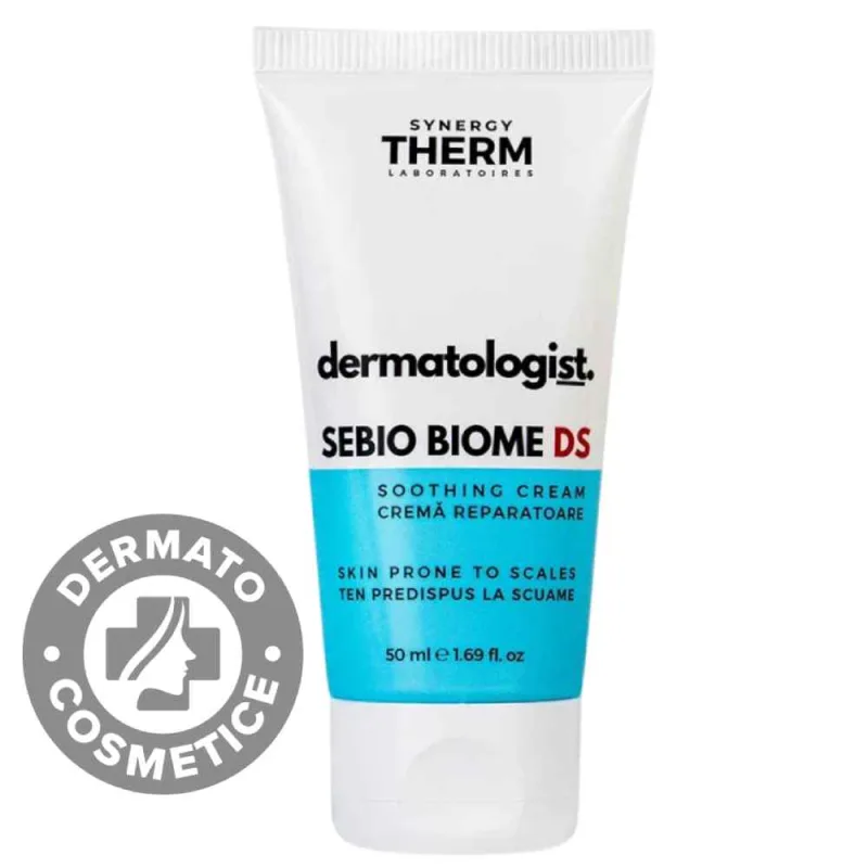 Crema pentru dermatita seboreica Dermatologist Sebio Biome DS, 50ml, Synergy Therm — preț și oferte