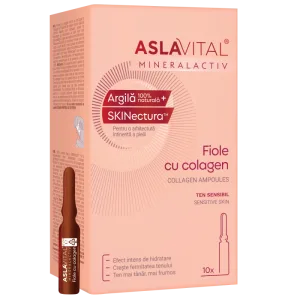 Fiole cu colagen MineralActiv, 10 x 2ml, Aslavital