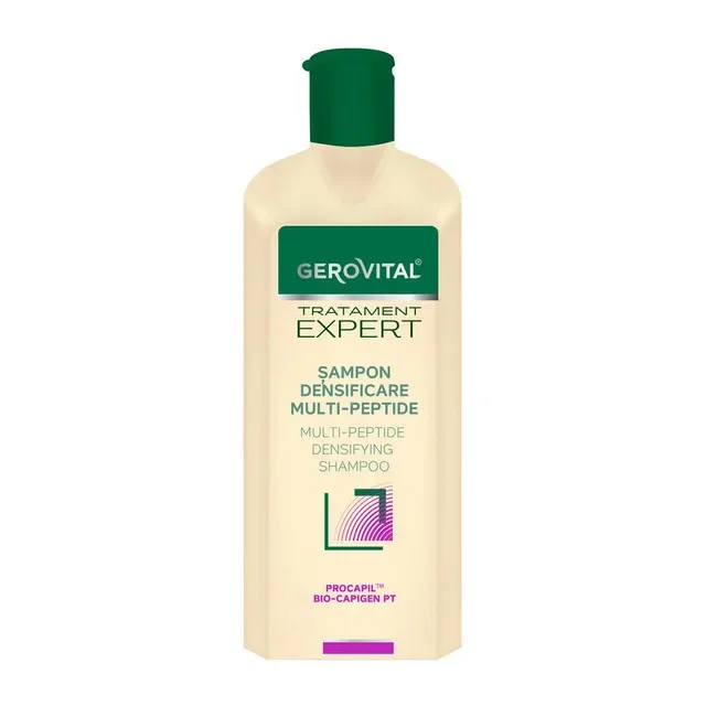 Sampon Densificare Multi-peptide Tratament Expert, 400ml, Gerovital — preț și oferte