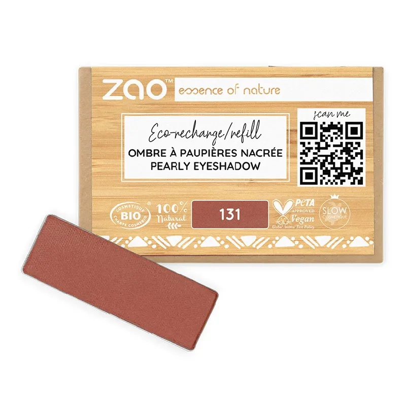 Fard de pleoape mat, 131 Sienna Earth, Zao ZAO ORGANIC MAKEUP — preț și oferte