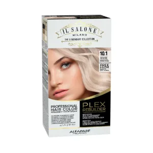 Vopsea permanenta Il Salone Plex Rebuilder Nr. 10.1 Extra Light Ash Blonde, 100ml, Alfaparf Milano Professional