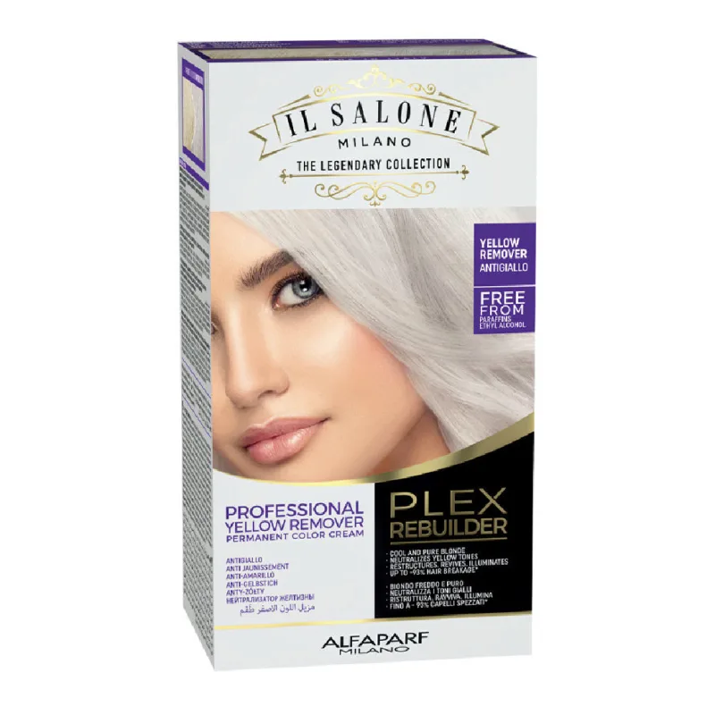 Vopsea permanenta Yellow Remover Plex Rebuilder, 100ml, Il Salone Milano — preț și oferte
