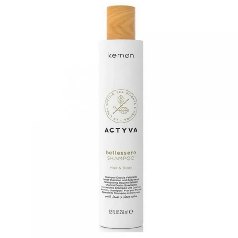 Sampon cu ulei de argan pentru par si corp Actyva Bellessere, 250ml, Kemon — preț și oferte