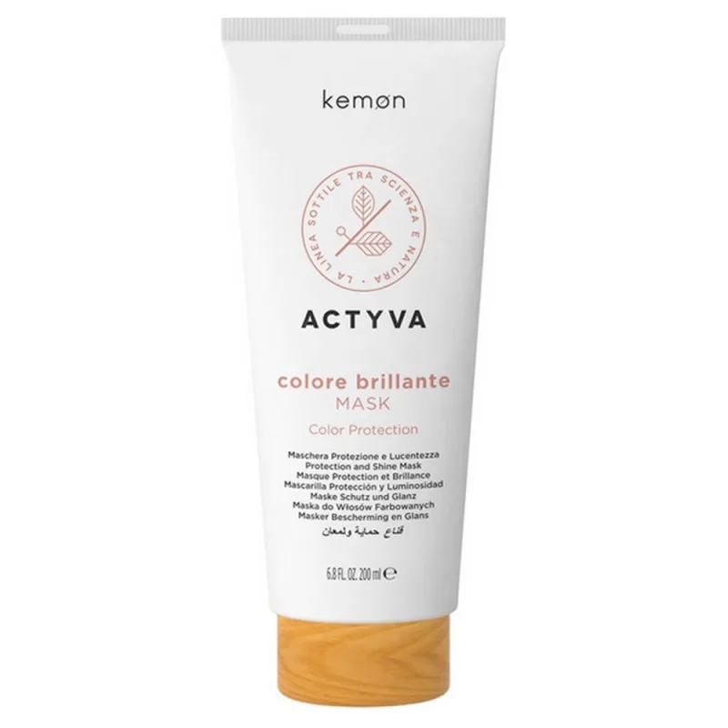 Masca pentru ingrijirea parului vopsit Actyva Colore Brillante, 200ml, Kemon — preț și oferte