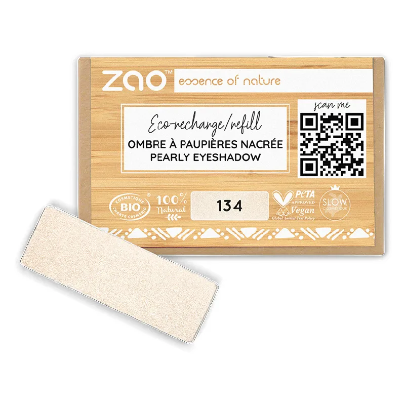 Fard de pleoape, 134 Golden Pearl, Zao ZAO ORGANIC MAKEUP — preț și oferte