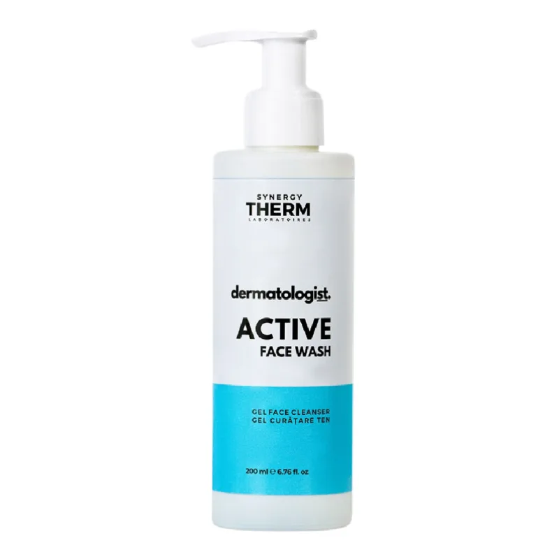 Gel de curatare Active Face Wash Gel, 200 ml, Synergy Therm — preț și oferte