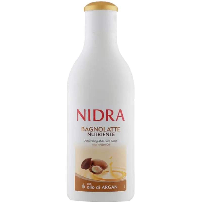 Gel de dus si spuma de baie cu ulei de argan nutritiv, 750ml, Nidra — preț și oferte