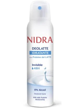 Deodorant spray cu proteine din lapte, 150ml, Nidra
