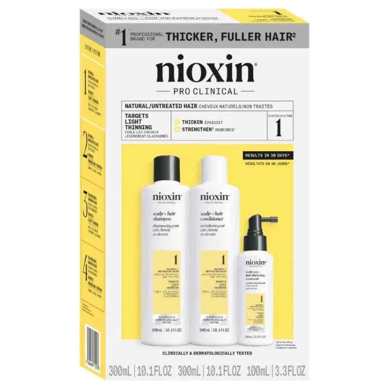 Set anti-caderea parului Pro Clinical System 1 XL, Nioxin — preț și oferte