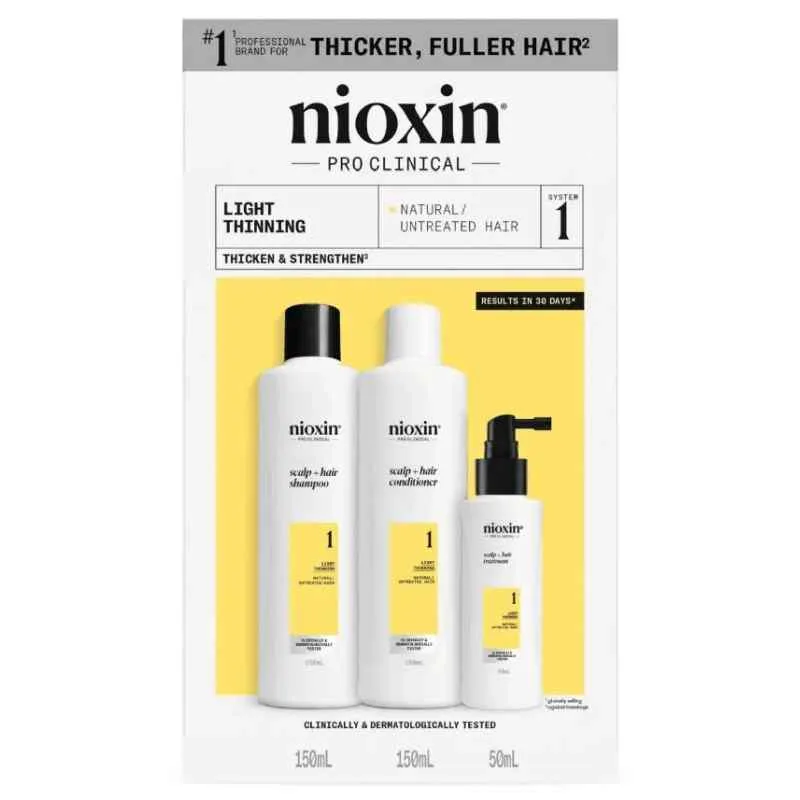 Set anti-caderea parului Pro Clinical System 1, Nioxin — preț și oferte