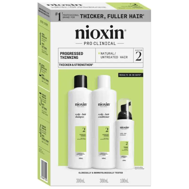 Set anti-caderea parului stadiu avansat Pro Clinical System 2 XL, Nioxin — preț și oferte