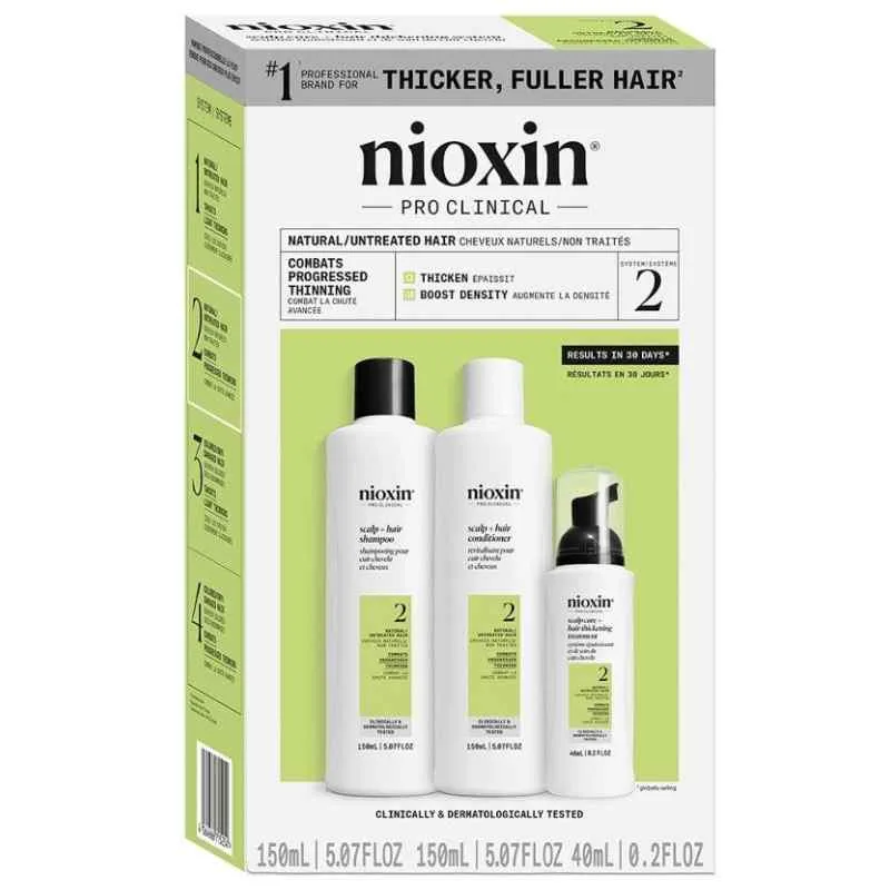 Set anti-caderea parului stadiu avansat Pro Clinical System 2, Nioxin — preț și oferte