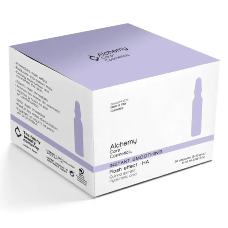 Fiole cu acid hialuronic Flash Effect, 30 x 1.5ml, Alchemy Alchemy Care Cosmetics — preț și oferte