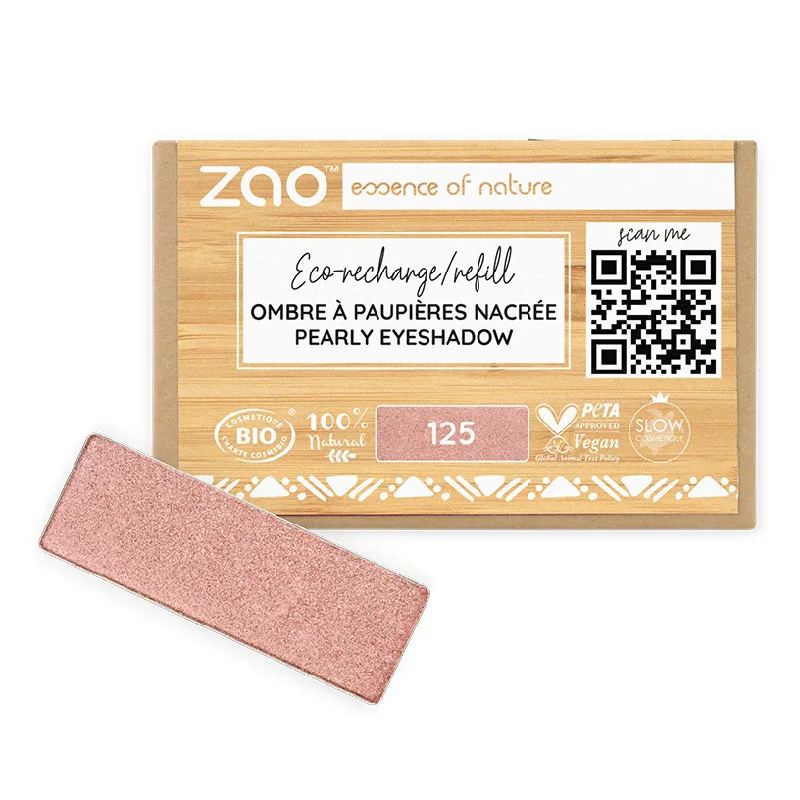 Fard de pleoape, 125 Sunshiny Pink, Zao ZAO ORGANIC MAKEUP — preț și oferte