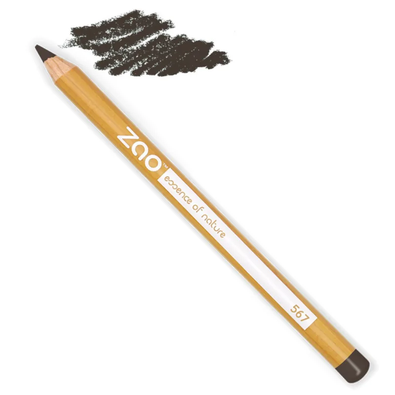 Creion de ochi si sprancene 567 Ebony Brown, Zao ZAO ORGANIC MAKEUP — preț și oferte