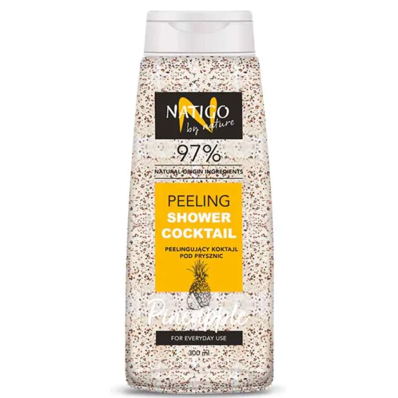 Gel de dus exfoliant cu extract de ananas Cocktail, 300ml, Natigo By Nature — preț și oferte
