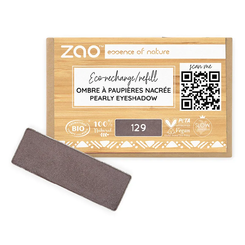 Fard de pleoape, 129 Taupe, Zao ZAO ORGANIC MAKEUP — preț și oferte