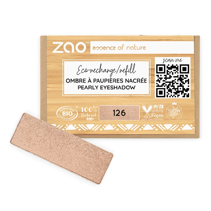 Fard de pleoape, 126 golden petal, Zao ZAO ORGANIC MAKEUP — preț și oferte