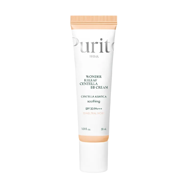 BB Cream cu SPF30 PA+++ Wonder Releaf Centella 13 Neutral Ivory, 30ml, Purito — preț și oferte