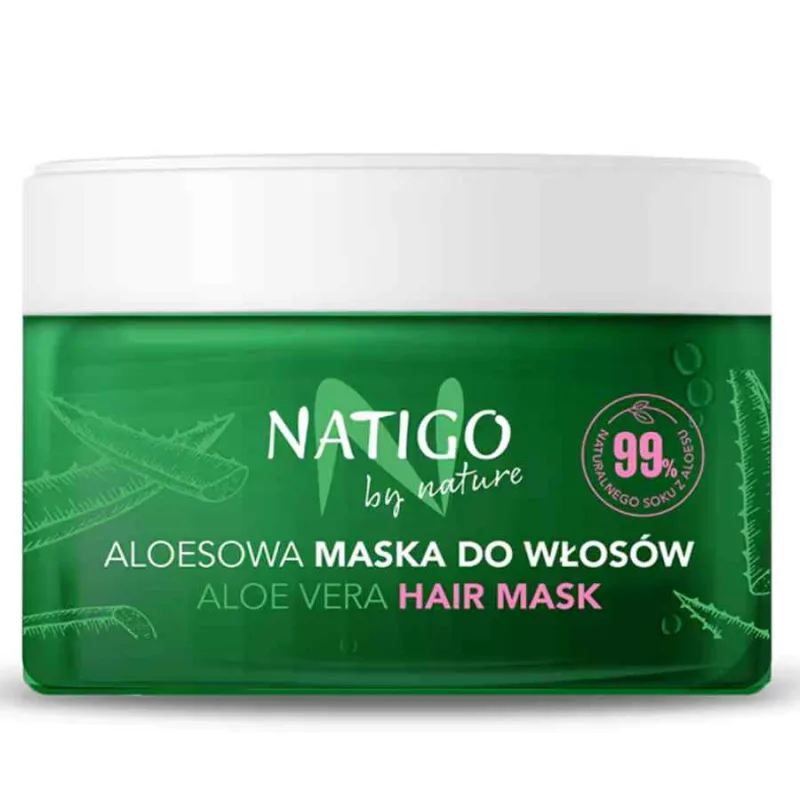 Masca pentru par cu aloe vera, 200ml, Natigo By Nature — preț și oferte