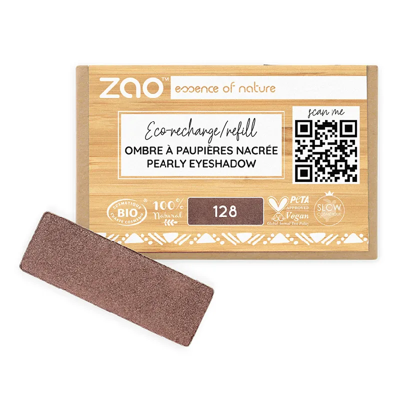 Fard de pleoape, 128 Tiramisu, Zao ZAO ORGANIC MAKEUP — preț și oferte
